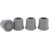 Generic 4 Pezzi Tappi per Bastoncini da Trekking Puntali per Bastone da Passeggio Copri Piedi Antiscivolo, 22 mm