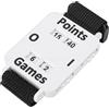 Annadue Polsino per Segnapunti da Tennis, Cinturino da Polso Regolabile per Tabellone Segnapunti per Adulti, Uomini e Donne, Giochi di Sport all'Aria Aperta (White)