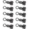 EXQIOUR 10pcs Pesca In Acqua Salata Rotazione Rotazione Girelle Accessori Attrezzatura Linea Connettore Linea Di Rotazione Ottone