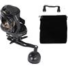 PolyGen Baitcast Fishing Reel with Adjustable Magnetic Brake, 12 Settings, Robust Internal Drive System, and an Aluminium Alloy Baitcaster Reel Body