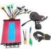 CaFfen Centralina Monopattino Elettrico Display del controller for bici elettrica for scooter elettrico 36V 48V 52V 60V 350W 450W 500W 600W 20A 25A(36V-60V 20A-25A kit)
