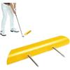 Generic Marcatori Tee da Golf - Indicatori Posizione Bordi,Set di 2 Pezzi Allineamento Tee Box - per Tornei all'Aperto Sabbia Terra Prato Giardino Cortile Tappeto Erboso