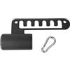 Jlobnyiun Accessorio per squat a cintura per rack, Rowing a T con manico a D barra cavo,Accessorio per macchina per barra da cintura squat - per allenamento casa palestra Rows sollevato