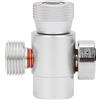 Baxnore Adattatore per gonfiatore CO2 Design del regolatore in alluminio resistente Stazione di riempimento facile da collegare con manometro 3000psi per pompa d'aria esterna Serba (Nuovo orologio
