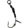Yhenlovtt Ronnie Rig Plus - Set per pesca alla carpa europea per pesca alla carpa, confezione da 4 pezzi, con anello di montaggio, gancio da pesca, vite e configurazione ovale (figura otto anelli +