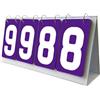 WANGSHAOWEI Segnapunti Flipper del punteggio della Tabella tabellone segnapunti Sportivo(Purple)