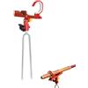 Generic Supporto per canna da pesca | Supporto con picchetti per canna da pesca, supporto per canna da pesca, kayak, pontone, surf, spiaggia, barca