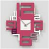 Giallobus - Orologio Bilay - Axia - Legno Mdf - Premium 25,5x30 - - 10 - Taki - Artigianale Made in Italy - Silenzioso - Idea regalo - Moderni doppio livello