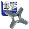 MONTERAL Lama Tritacarne Ø54,6 mm KW658522 KW714431 per Kenwood | Acciaio Inox - Garanzia di 10 Anni - MONTERAL