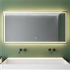 Mai & Mai Specchio da Bagno Appeso, Specchio a Specchio LED da Parete 140x70cm Specchio per Il Trucco Personalizzato Anti-Appannamento