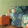 Bassetti Completo Letto Matrimoniale 100% Cotone - Set Lenzuola (1 Lenzuolo Sopra 240x280 1 Lenzuolo Sotto Con Angoli 175x200 2 Federe 50x80cm) (Flower Gate B1)