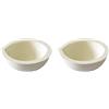 NC LLF Ceramica Crogiolo Ciotola Piatto Tazza Forno Fusione Fusione Fusione Affinamento Oro Argento (2pcs 250g)