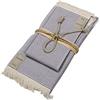 Fazzini Asciugamano Ospite (Coppia 1+1) - Stripes - Blu