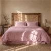 TRAMAS+ Set Copripiumino Piazza e Mezza 220x220cm, 100% cotone, Copripiumino e 2 federa da letto 55x80cm, Certificata STANDARD 100 by OEKO-TEX - Malva