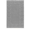 SpazioTessile Tappeto Bagno Scendi Doccia Spugna cm 40x60 o 60x90 o 60x120 o Set 3 pezzi Classic (Grigio, 60x90)