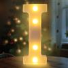Fancysky Lettere LED da 22 cm, Lettere Luminose Led, Adatte per Proposte di Matrimonio, Festival, Feste e altri Eventi per Creare un'atmosfera Romantica e Accogliente (I)
