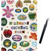 GLLBTPT Girlhood - Libro di adesivi per adulti con adesivi, frutti e fiori, a libro fai da te, 1000 + le Bazar Sticker Book per scrapbooking