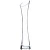 QUUPY Piccola vaso da fiori, alto, sottile, collo stretto, vasi in vetro, trasparente, apertura mini, vasi per stelo singolo per decorazione della casa, soggiorno, ufficio e centrotavola, 20 cm