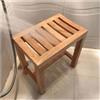 JBKNAN Sgabelli da bagno Teak Di Lusso Panca Doccia Impermeabile In Legno Sedili Per Doccia Sedia Piccola in Legno, Supporto per il bagno delle feci della medicina degli anziani Per la donna incinta anziana