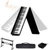 TERENCE Pianoforte digitale portatile con supporto a Z TERENCE, tastiera per pianoforte semi-pesata a 88 tasti per principianti ed esperti funzione di registrazione audio integrata interfaccia MIDI Bluetooth