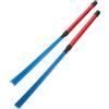 DECORNIJIA Spazzole Suono e in Nylon Batteria Manico Jazz per Pezzi di Alluminio, Struttura a Fascio, 2 Delicato effidabile Snare Drum e Cajon
