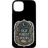 Jimbeels Custodia per iPhone 15 Plus Old Forest Hours bosco felci funghi