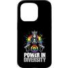 LGBTQ Pride Rainbow Diversity Queen Powe Custodia per iPhone 15 Pro Il potere nella diversità LGBTQ Rainbow Pride Queen