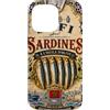 Preposh Custodia per iPhone 14 Pro Max Marocco Sardine Estate Estetica Vintage