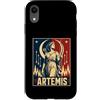 Moon female Goddess Huntress Artemis Myt Custodia per iPhone XR Artemide Luna femmina Dea Cacciatrice Foresta Frecce