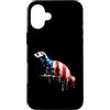Paint Dripping Patriotic 4th of July US Custodia per iPhone 16 Plus Furetto Bandiera Americana USA Drip Graffiti Amante Patriottismo