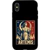 Moon female Goddess Huntress Artemis Myt Custodia per iPhone X/XS Artemide Luna femmina Dea Cacciatrice Foresta Frecce