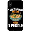 Japanese Ramen Graphic Noodles For Men W Custodia per iPhone XS Max Mi piace Ramen e forse 3 Persone Japanese Noodle Bowl Anime
