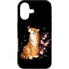 Sakura Cherry Blossom Japan Culture Art Custodia per iPhone 17 Cherry Blossom Tiger Giapponese Sakura Anime Estetica Giappone