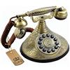 GPO Duchess Telefono a Quadrante Push Button, Stile Retrò, Oro