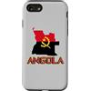 Angolan Flag Heritage Apparel & Gifts Custodia per iPhone SE (2020) / 7/8 Bandiera dell'Angola Patriottica Uomini Donne Bambini Angola