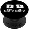 Cheer Captain And Cheerleader Gifts For Cheerleader Tua Figlia Mia Figlia Mamma Divertente Cheerleading PopSockets PopGrip Adesivo