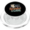 Carefree Koala Creations Not Koalafied to Care Divertente Koala sarcastico PopSockets PopGrip per MagSafe