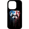 Paint Dripping Patriotic 4th of July US Custodia per iPhone 14 Pro Furetto Bandiera Americana USA Drip Graffiti Amante Patriottismo