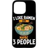Japanese Ramen Graphic Noodles For Men W Custodia per iPhone 15 Pro Max Mi piace Ramen e forse 3 Persone Japanese Noodle Bowl Anime
