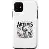 Greek Mythology Artemis Moon female Godd Custodia per iPhone 11 Artemide Lunar Huntress Mitologia Greca Estetica