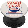Sunday Line Studio Ramen Club Noodle Bowl cibo giapponese umorismo PopSockets PopGrip Adesivo