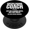 Cheer Captain And Cheerleader Gifts For Cheerleading Coach Definizione Orgoglioso Cheer Divertente Cheerleader PopSockets PopGrip Adesivo