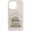 Books Over People Co Custodia per iPhone 14 Pro Max Citazione sulla salute mentale Ispirazione floreale della pila di libri