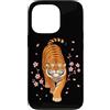 Sakura Cherry Blossom Japan Culture Art Custodia per iPhone 13 Pro Cherry Blossom Tiger Giapponese Sakura Anime Estetica Giappone
