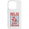 Frog Faith Revival Custodia per iPhone 14 Pro Fuori per lodare Dio il Signore - Divertente umorismo Christian Frog