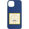 Flags and Symbols Custodia per iPhone 15 Plus Bandiera dello stato del Rhode Island