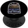 PeeKay Apparel - MoonReturn Stiamo tornando a casa sulla luna 2028 PopSockets PopGrip Adesivo