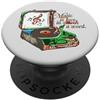 Retro Music Design La musica è amore alla ricerca di una parola giradischi vintage PopSockets PopGrip Adesivo