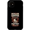 Matching Monterey Beach California Vacat Custodia per iPhone 11 Pattinatore a rotelle Forever Monterey Beach California Roller