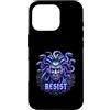 Cyberpunk Medusa Future Rebel Hacker Tec Custodia per iPhone 16 Pro Resisti al futuro ribelle di Cyberpunk Medusa AI Hacker
